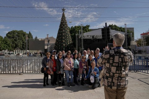 Bethlehem, nơi Chúa giáng sinh, mở cửa đón du khách trở lại dịp Noel - Ảnh 7. Bethlehem, nơi Chúa giáng sinh, mở cửa đón du khách trở lại dịp Noel - Ảnh 7.