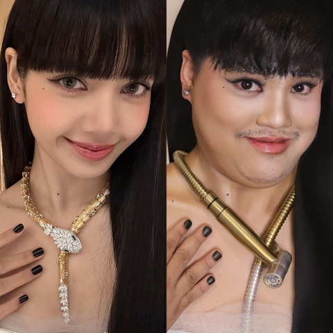 Thánh cosplay giá rẻ khiến mọi người cười... rụng rốn với màn hóa trang Wednesday - Ảnh 5. Thánh cosplay giá rẻ khiến mọi người cười... rụng rốn với màn hóa trang Wednesday - Ảnh 5.