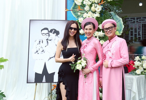 Lễ cưới cây nhà lá vườn của hoa hậu Dương Mỹ Linh - Ảnh 6. Lễ cưới cây nhà lá vườn của hoa hậu Dương Mỹ Linh - Ảnh 6.