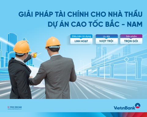 VietinBank ‘tiếp sức’ cho nhà thầu dự án cao tốc Bắc - Nam - Ảnh 1. VietinBank ‘tiếp sức’ cho nhà thầu dự án cao tốc Bắc - Nam - Ảnh 1.