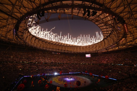 Lễ bế mạc World Cup 2022 đầy sắc màu - Ảnh 4. Lễ bế mạc World Cup 2022 đầy sắc màu - Ảnh 4.