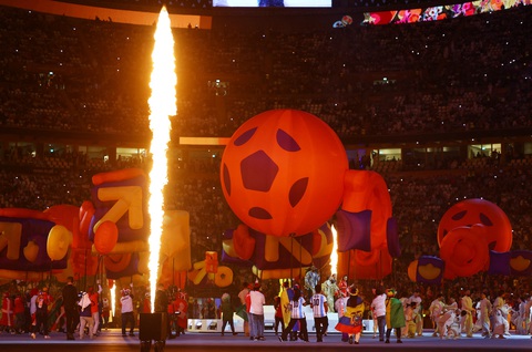 Lễ bế mạc World Cup 2022 đầy sắc màu - Ảnh 5. Lễ bế mạc World Cup 2022 đầy sắc màu - Ảnh 5.