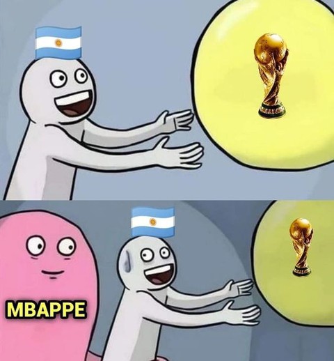 Ảnh chế tràn ngập cõi mạng sau khi Argentina vô địch World Cup 2022 - Ảnh 3. Ảnh chế tràn ngập cõi mạng sau khi Argentina vô địch World Cup 2022 - Ảnh 3.