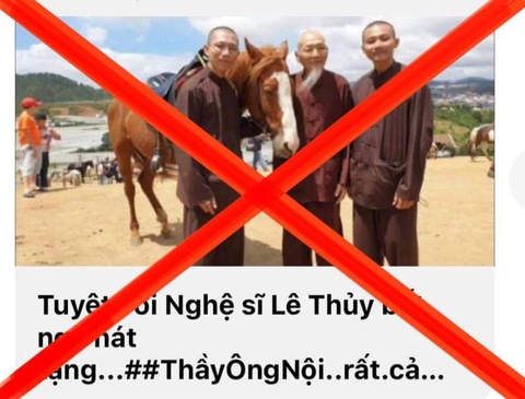 Nghệ sĩ Lệ Thủy nói về việc bị ai đó giả giọng, mạo danh ca ngợi tịnh thất Bồng Lai - Ảnh 3. Nghệ sĩ Lệ Thủy nói về việc bị ai đó giả giọng, mạo danh ca ngợi tịnh thất Bồng Lai - Ảnh 3.