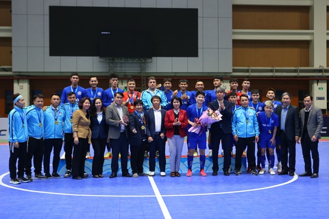 Futsal Hà Nội vô địch Đại hội thể thao toàn quốc 2022 - Ảnh 4. Futsal Hà Nội vô địch Đại hội thể thao toàn quốc 2022 - Ảnh 4.