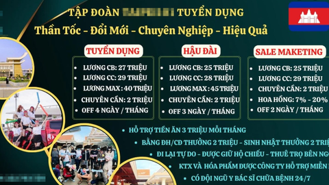 Tái diễn quảng cáo việc nhẹ lương cao mùa tìm việc Tết - Ảnh 1. Tái diễn quảng cáo việc nhẹ lương cao mùa tìm việc Tết - Ảnh 1.