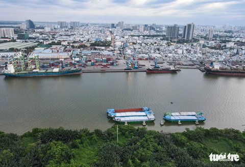 Hình ảnh vị trí xây cầu Thủ Thiêm 4: Nhà Bè - Thủ Đức liền một dải - Ảnh 9. Hình ảnh vị trí xây cầu Thủ Thiêm 4: Nhà Bè - Thủ Đức liền một dải - Ảnh 9.