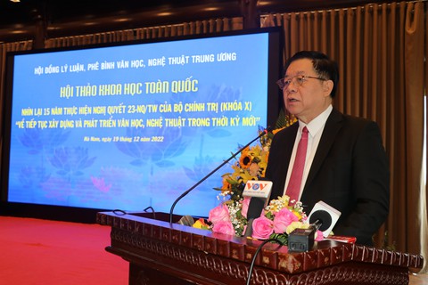 Thể chế hóa tự do sáng tạo để giải phóng tư tưởng cho văn nghệ sĩ - Ảnh 1. Thể chế hóa tự do sáng tạo để giải phóng tư tưởng cho văn nghệ sĩ - Ảnh 1.