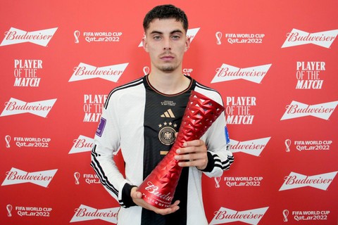 Kai Havertz: Chứng kiến tuyển Đức bị loại giống như xem một bộ phim kinh dị - Ảnh 1. Kai Havertz: Chứng kiến tuyển Đức bị loại giống như xem một bộ phim kinh dị - Ảnh 1.