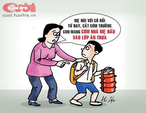 Cơm bán trú vừa ăn vừa... run - Ảnh 2. Cơm bán trú vừa ăn vừa... run - Ảnh 2.
