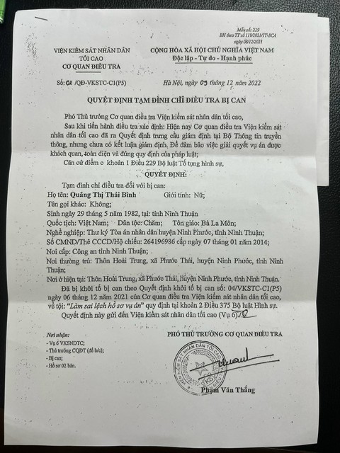 Vụ chánh án Ninh Phước tự tử: Tạm đình chỉ điều tra bị can và vụ án - Ảnh 1. Vụ chánh án Ninh Phước tự tử: Tạm đình chỉ điều tra bị can và vụ án - Ảnh 1.