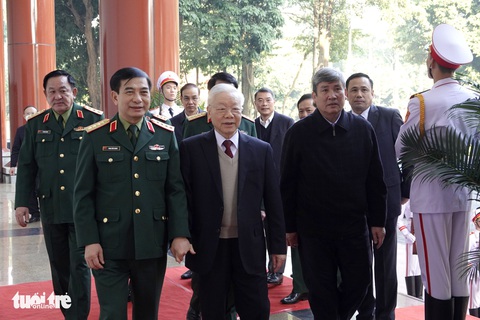 Tổng bí thư Nguyễn Phú Trọng dự Hội nghị Quân chính toàn quân 2022 - Ảnh 1. Tổng bí thư Nguyễn Phú Trọng dự Hội nghị Quân chính toàn quân 2022 - Ảnh 1.