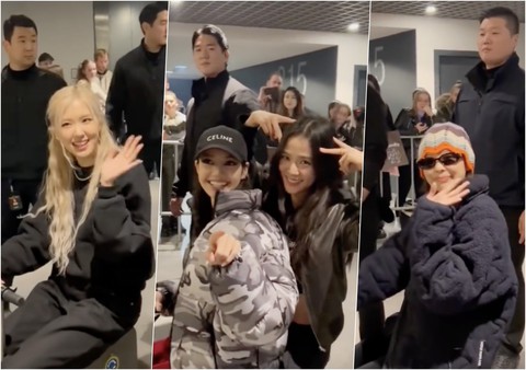 Blackpink gây bão mạng với màn chào hỏi fan cực hài - Ảnh 3. Blackpink gây bão mạng với màn chào hỏi fan cực hài - Ảnh 3.