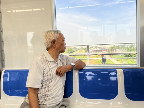 Tàu metro số 1 chính thức lăn bánh chạy thử - Ảnh 5. Tàu metro số 1 chính thức lăn bánh chạy thử - Ảnh 5.