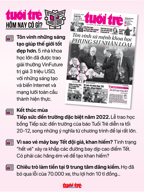 Tin tức sáng 21-12: Giao doanh nghiệp lo nguồn hơn 27 triệu m3/tấn xăng dầu năm 2023 - Ảnh 5. Tin tức sáng 21-12: Giao doanh nghiệp lo nguồn hơn 27 triệu m3/tấn xăng dầu năm 2023 - Ảnh 5.
