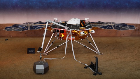 NASA cho tàu thám hiểm sao Hỏa Mars InSight nghỉ hưu - Ảnh 1. NASA cho tàu thám hiểm sao Hỏa Mars InSight nghỉ hưu - Ảnh 1.