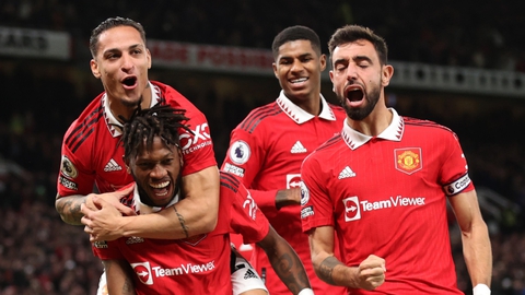Manchester United thắng trận đầu tiên sau World Cup 2022 - Ảnh 1. Manchester United thắng trận đầu tiên sau World Cup 2022 - Ảnh 1.