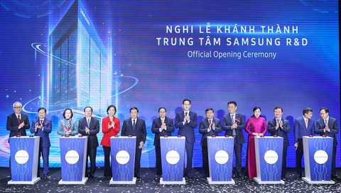 Samsung khánh thành Trung tâm R&D, Thủ tướng đề nghị Việt Nam là cứ điểm quan trọng nhất - Ảnh 1. Samsung khánh thành Trung tâm R&D, Thủ tướng đề nghị Việt Nam là cứ điểm quan trọng nhất - Ảnh 1.