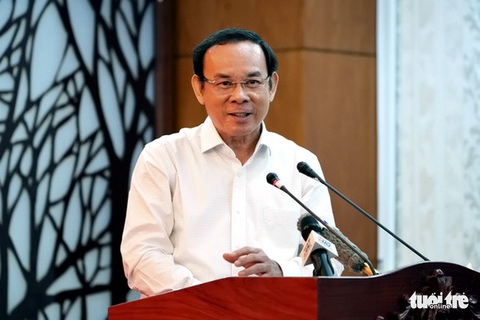 Bí thư Nguyễn Văn Nên: Cán bộ tâm huyết thì tìm cách làm, ngược lại thì tìm cách đổ lỗi - Ảnh 1. Bí thư Nguyễn Văn Nên: Cán bộ tâm huyết thì tìm cách làm, ngược lại thì tìm cách đổ lỗi - Ảnh 1.