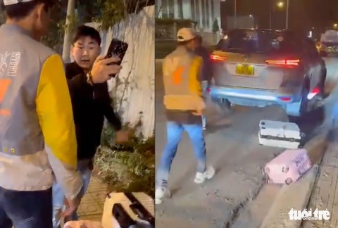 Tài xế chửi tục tĩu du khách rồi ném đồ khách xuống đường tên là Phạm Văn Công - Ảnh 1. Tài xế chửi tục tĩu du khách rồi ném đồ khách xuống đường tên là Phạm Văn Công - Ảnh 1.