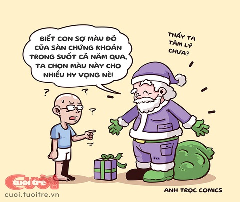 Ông già Noel màu tím - Ảnh 1. Ông già Noel màu tím - Ảnh 1.