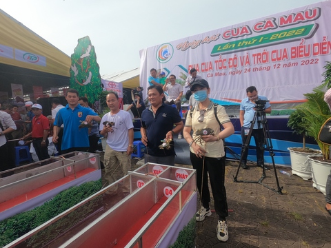 Cà Mau tổ chức hội thi... đua cua tốc độ - Ảnh 2. Cà Mau tổ chức hội thi... đua cua tốc độ - Ảnh 2.