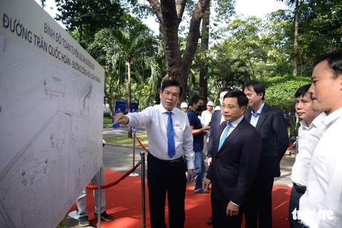 Chính thức khởi công đường kết nối nhà ga T3, gỡ tắc sân bay Tân Sơn Nhất - Ảnh 1. Chính thức khởi công đường kết nối nhà ga T3, gỡ tắc sân bay Tân Sơn Nhất - Ảnh 1.
