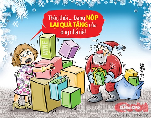 Lạy ông già, ông đừng tặng quà tui nữa! - Ảnh 1. Lạy ông già, ông đừng tặng quà tui nữa! - Ảnh 1.