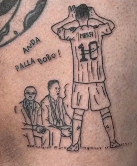 Fan đua nhau xăm hình Messi sau World Cup: Đẹp - xấu còn tùy... duyên phận?! - Ảnh 3. Fan đua nhau xăm hình Messi sau World Cup: Đẹp - xấu còn tùy... duyên phận?! - Ảnh 3.