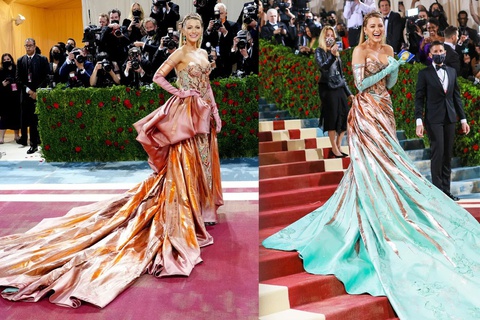 Ngắm 10 outfits thảm đỏ ấn tượng nhất năm 2022 - Ảnh 2. Ngắm 10 outfits thảm đỏ ấn tượng nhất năm 2022 - Ảnh 2.