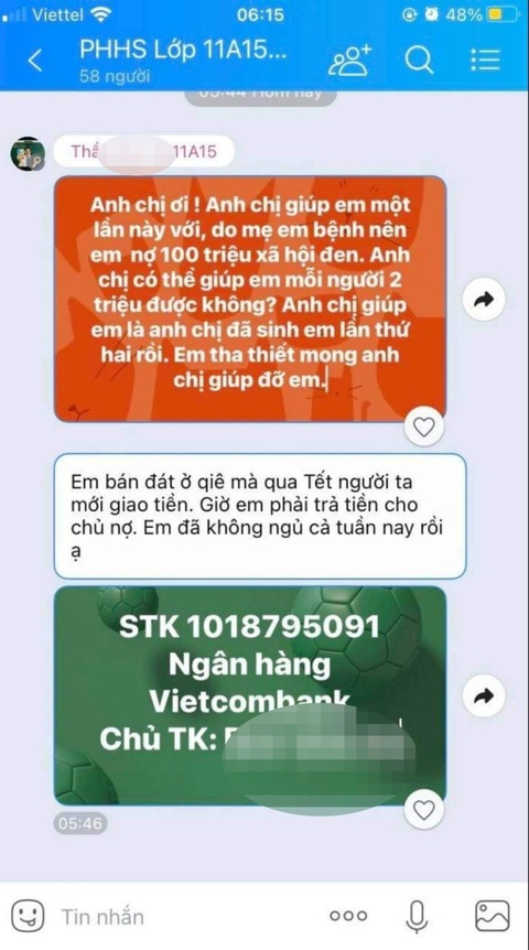 Thực hư vụ việc giáo viên tại TP.HCM mượn tiền phụ huynh học sinh - Ảnh 2. Thực hư vụ việc giáo viên tại TP.HCM mượn tiền phụ huynh học sinh - Ảnh 2.