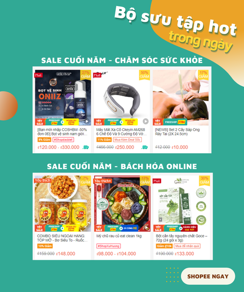 Nhiều ưu đãi mua sắm Tết trên Shopee với Thứ 4 - Siêu Sale Freeship - Ảnh 3. Nhiều ưu đãi mua sắm Tết trên Shopee với Thứ 4 - Siêu Sale Freeship - Ảnh 3.