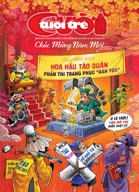Rộn ràng giai phẩm Tuổi Trẻ Cười Xuân Quý Mão 2023 - Ảnh 2. Rộn ràng giai phẩm Tuổi Trẻ Cười Xuân Quý Mão 2023 - Ảnh 2.