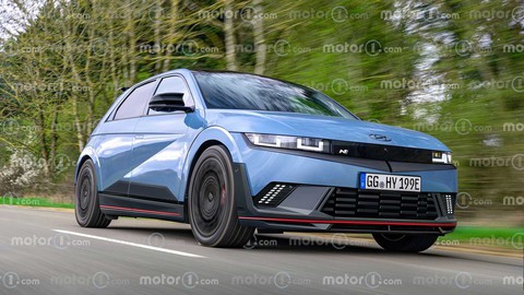 Xe điện Hyundai Ioniq 5 N: Hộp số giả tăng trải nghiệm, loa phát tiếng thay ống pô - Ảnh 1. Xe điện Hyundai Ioniq 5 N: Hộp số giả tăng trải nghiệm, loa phát tiếng thay ống pô - Ảnh 1.