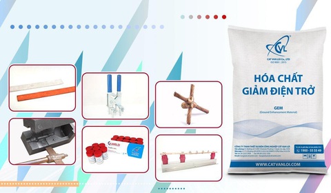 2 loại hóa chất giảm điện trở đất GEM - CVL chuẩn IEC 62561 - Ảnh 1. 2 loại hóa chất giảm điện trở đất GEM - CVL chuẩn IEC 62561 - Ảnh 1.