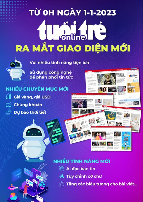 Từ 0h ngày 1-1-2023 Tuổi Trẻ Online ra mắt bạn đọc giao diện mới - Ảnh 2. Từ 0h ngày 1-1-2023 Tuổi Trẻ Online ra mắt bạn đọc giao diện mới - Ảnh 2.