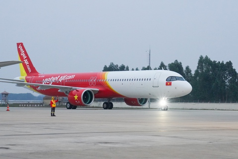 Vietjet đón thêm tàu bay mới A321 NEO - Ảnh 1. Vietjet đón thêm tàu bay mới A321 NEO - Ảnh 1.