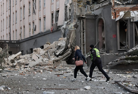 Ukraine vẫn bị tấn công ngày cuối năm, nhiều vụ nổ ở Kiev - Ảnh 1. Ukraine vẫn bị tấn công ngày cuối năm, nhiều vụ nổ ở Kiev - Ảnh 1.
