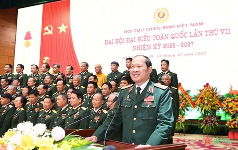 Thượng tướng Bế Xuân Trường đắc cử chủ tịch Hội Cựu Chiến binh Việt Nam - Ảnh 1. Thượng tướng Bế Xuân Trường đắc cử chủ tịch Hội Cựu Chiến binh Việt Nam - Ảnh 1.