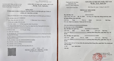 Nhiều trẻ có hai số định danh cá nhân, phụ huynh rối không biết dùng số nào - Ảnh 2. Nhiều trẻ có hai số định danh cá nhân, phụ huynh rối không biết dùng số nào - Ảnh 2.