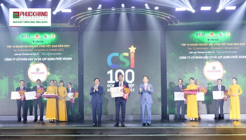 Phuc Khang Corporation tiếp tục đạt Top 10 doanh nghiệp bền vững tại Việt Nam - Ảnh 1. Phuc Khang Corporation tiếp tục đạt Top 10 doanh nghiệp bền vững tại Việt Nam - Ảnh 1.