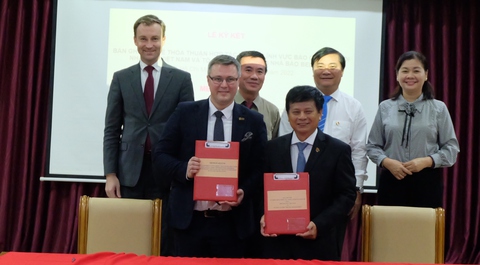 Hội Nhà báo Việt Nam và Tổ chức xã hội Hội Nhà báo Belarus hợp tác trao đổi thông tin - Ảnh 1. Hội Nhà báo Việt Nam và Tổ chức xã hội Hội Nhà báo Belarus hợp tác trao đổi thông tin - Ảnh 1.