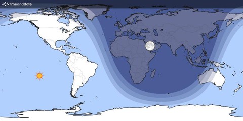 86% dân số thế giới sẽ trải qua bầu trời tối đen như mực vào ngày 7-12 - Ảnh 1. 86% dân số thế giới sẽ trải qua bầu trời tối đen như mực vào ngày 7-12 - Ảnh 1.