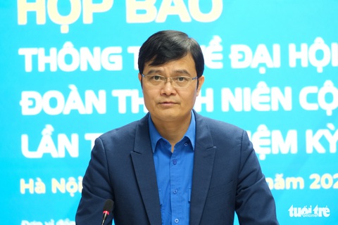 Bí thư thứ nhất Trung ương Đoàn Bùi Quang Huy: Đại hội Đoàn XII áp dụng chuyển đổi số triệt để - Ảnh 1. Bí thư thứ nhất Trung ương Đoàn Bùi Quang Huy: Đại hội Đoàn XII áp dụng chuyển đổi số triệt để - Ảnh 1.