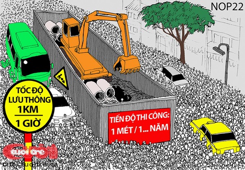Lô cốt trêu ngươi người đi đường dịp cuối năm - Ảnh 1. Lô cốt trêu ngươi người đi đường dịp cuối năm - Ảnh 1.