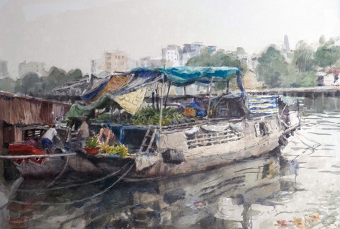 Lưu giữ vẻ đẹp các di sản của Sài Gòn qua góc nhìn ký họa đô thị - Ảnh 7. Lưu giữ vẻ đẹp các di sản của Sài Gòn qua góc nhìn ký họa đô thị - Ảnh 7.