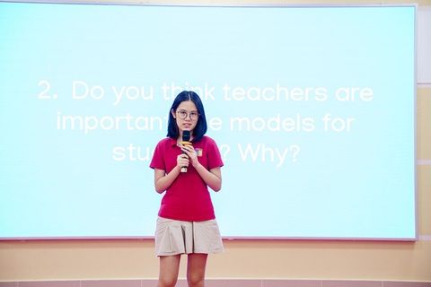 Học sinh trường quốc tế đạt giải vàng cuộc thi hùng biện - Ảnh 4. Học sinh trường quốc tế đạt giải vàng cuộc thi hùng biện - Ảnh 4.