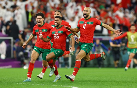 Morocco gây sốc, loại Tây Ban Nha trong loạt đá luân lưu - Ảnh 1. Morocco gây sốc, loại Tây Ban Nha trong loạt đá luân lưu - Ảnh 1.