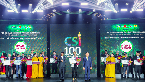Home Credit lọt Top 100 doanh nghiệp bền vững Việt Nam nhờ chiến lược ESG toàn diện - Ảnh 1. Home Credit lọt Top 100 doanh nghiệp bền vững Việt Nam nhờ chiến lược ESG toàn diện - Ảnh 1.