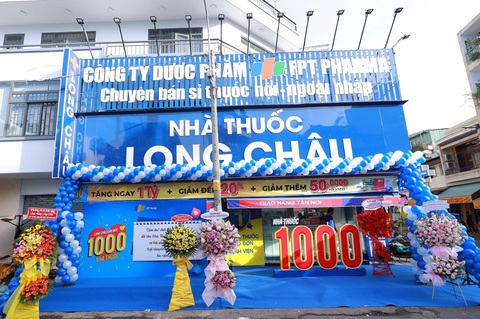 Hành trình 1.000 nhà thuốc FPT Long Châu - Ảnh 1. Hành trình 1.000 nhà thuốc FPT Long Châu - Ảnh 1.